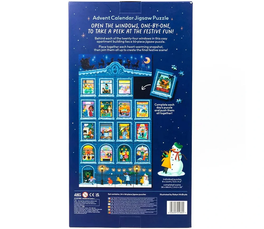 CALENDRIER DE L AVENT PUZZLE DECORATION 