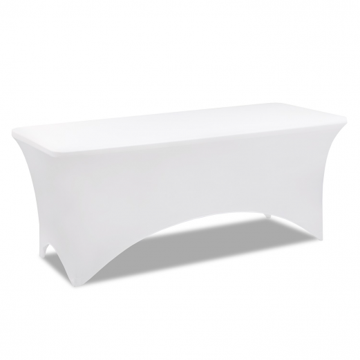 TABLE RECTANGULAIRE + NAPPE BLANCHE